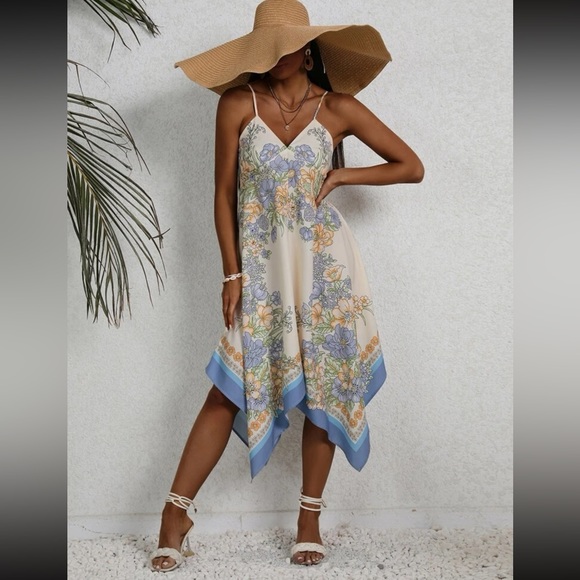 Boho floral print cami dress - Picture 6 of 7